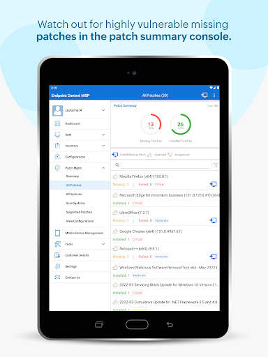Endpoint Central MSP screenshot 19