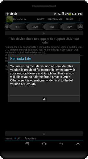 Remuda Lite - USB Guitar Amplifier Control App screenshot 9