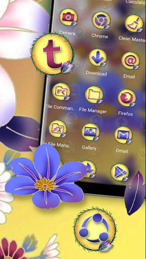 Flower Launcher Theme скриншот 4