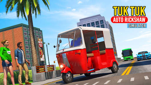 Tuk Tuk Auto 인력거 3D 게임 screenshot 4