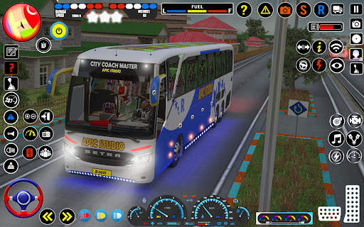 City Coach Bus Driving Sim 3D screenshot 5