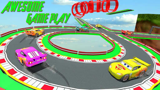 Splashy Superhero Vertigo racing : lightning car screenshot 2
