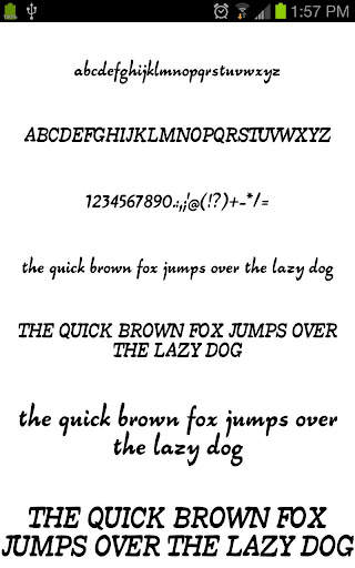 Pencil Fonts 6 تصوير الشاشة