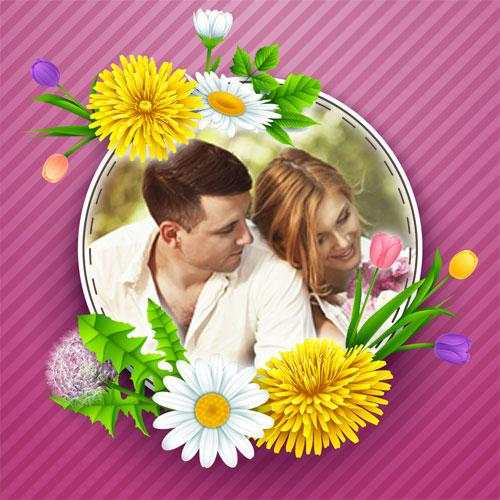 Flower photo frame 2019 screenshot 5