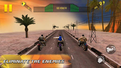 Moto Attack 3D Bike Race 2016 screenshot 4