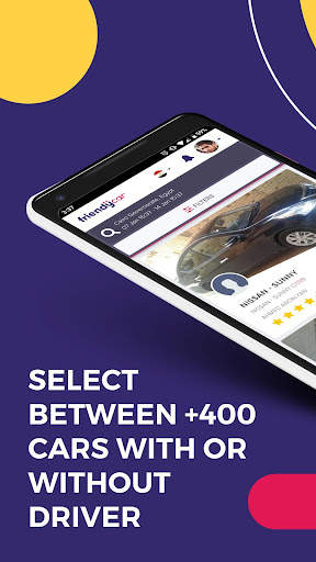 فريندي كار - إيجار سيارات 1 تصوير الشاشة