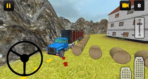 Log Truck Simulator 3D: Trailer Parking screenshot 1