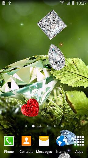 Diamonds Live Wallpaper screenshot 2