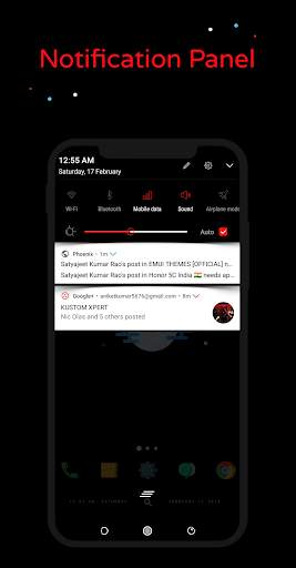 Vibrance Black EMUI 8/5 Theme screenshot 5