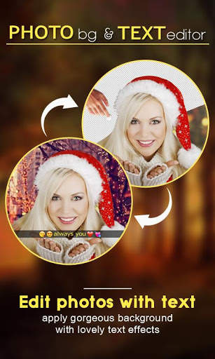 Photo Background & Text Editor screenshot 1