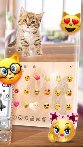 Cute Furry Dog Cat Keyboard screenshot 3