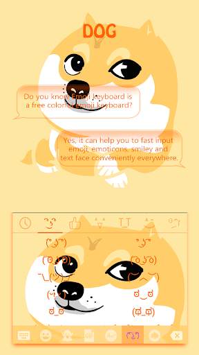 Funny Puppy Emoji Keyboard screenshot 6