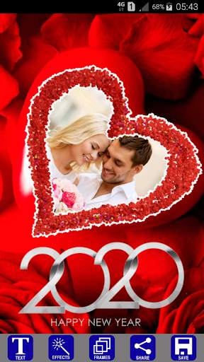 Happy Newyear Card Maker 3 تصوير الشاشة