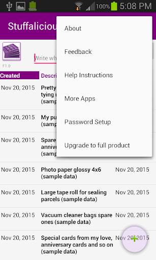 Stuffalicious Find My Stuff screenshot 6