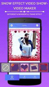 Snow Effect Video Show - Video Maker screenshot 1