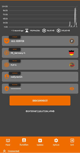 INTERNET SOLUTION VPN screenshot 3