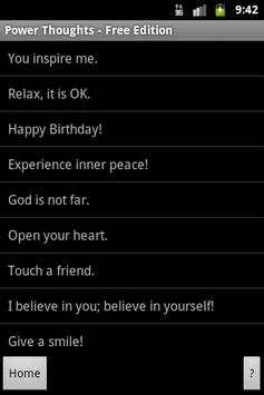 Power Thoughts Free Edition screenshot 4