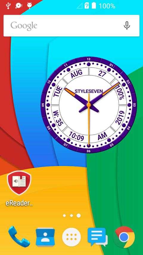 Informative Analog Clock Live Wallpaper-7 screenshot 7