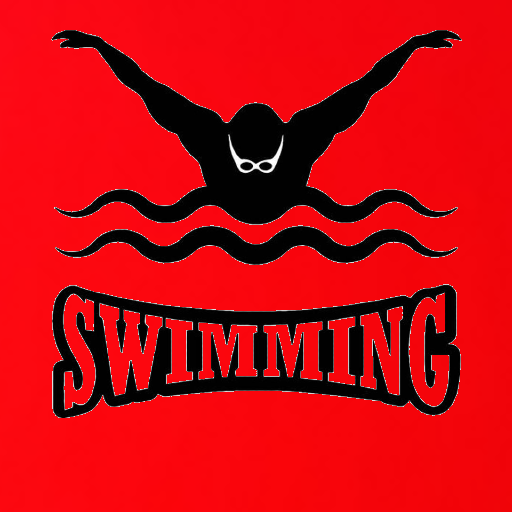 Swimming race water icon