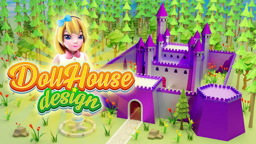 Doll House Design: Girl Home Game, Color by Number screenshot 1