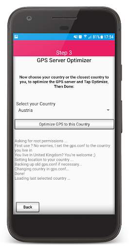 GPS Server Optimizer: Fix & Test screenshot 2