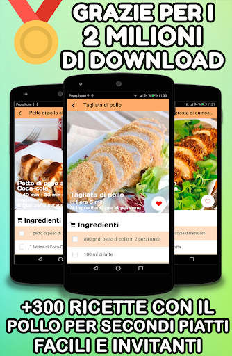 Ricette di pollo screenshot 1