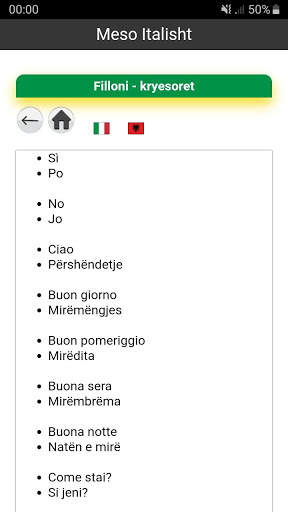 Meso Anglisht & Italisht скриншот 6