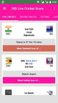 IND Live Cricket Scores & News screenshot 2