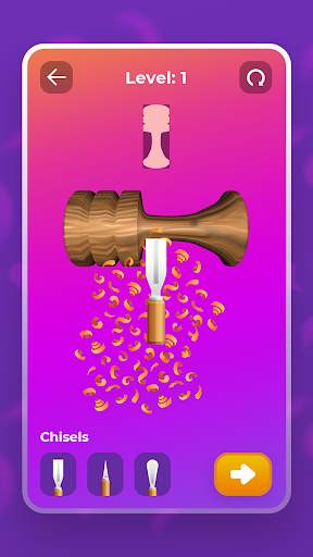 Wood Carving - Wood Games screenshot 1