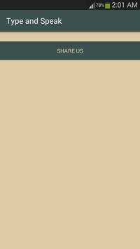 Type and Speak screenshot 1