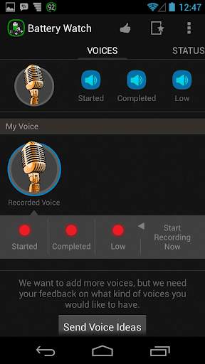 Battery Watch - Voice Alerts screenshot 5