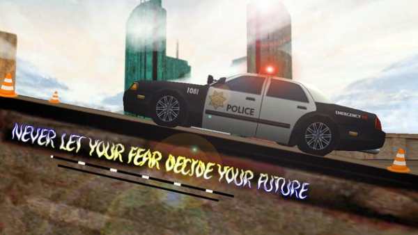 Police car impossible stunt tracks screenshot 3