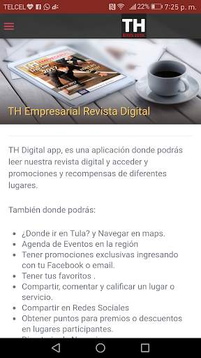 TH APP screenshot 1