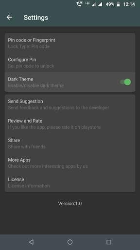 Fingerprint App Locker screenshot 8