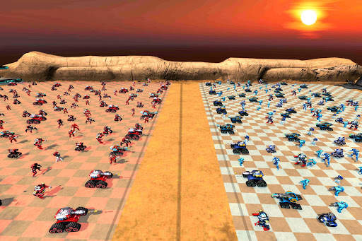 Future Robot Battle Simulator: screenshot 1
