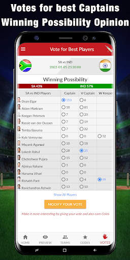 Possible11 Fantasy Sports screenshot 4