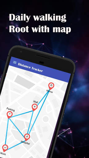 Calculate Walking  and running distance tracker screenshot 2