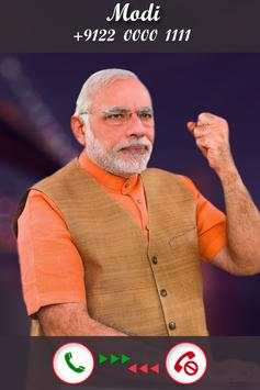Modi Fake Call & SMS screenshot 1