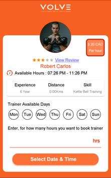 Volve Fitness app screenshot 6