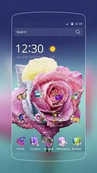 Dew Dirp Rose Flower screenshot 1