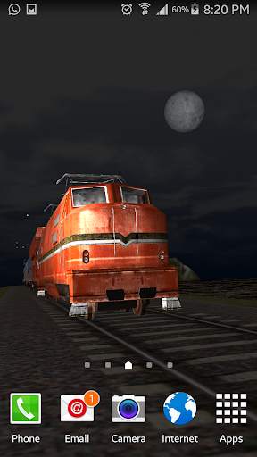 Traveling Train 3d Lwp screenshot 4