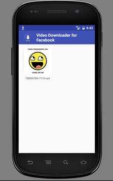 Video Downloader for Facebook screenshot 3