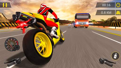 Moto Bike Racing: Endless Traffic Racer 🚵‍♀️ screenshot 1