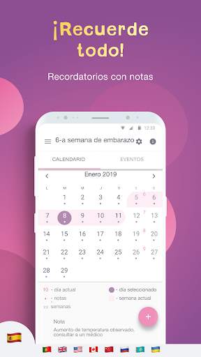 AMMA Calendario de embarazo, mi gravidez dia a dia screenshot 4