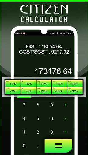 CITIZEN CALCULATOR screenshot 2