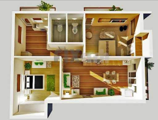 3D House Plans Wallpaper screenshot 1