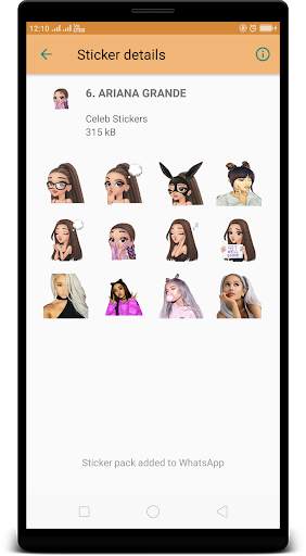 Music WAStickerApps : Stickers for Whatsapp screenshot 3