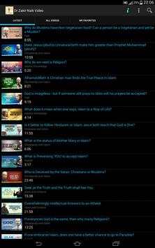 Dr. Zakir Naik Video screenshot 1