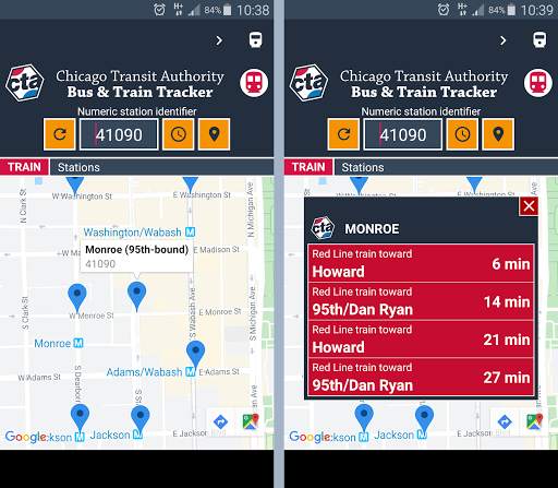 Transports of Chicago | Bus and Train Tracker screenshot 2