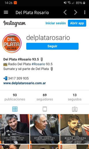 RADIO DEL PLATA ROSARIO 5 تصوير الشاشة